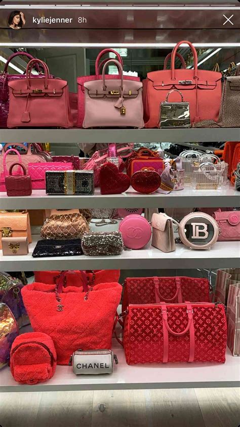 Kylie Jenner Shows Off Her Massive Handbag Closet 